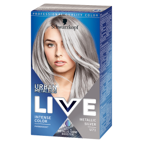 Schwarzkopf Live Intense Colour Urban Metallics U71 Metallic Silver Farba do włosów