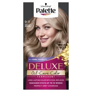 Schwarzkopf Palette Deluxe Oil-Care Color farba do włosów trwale koloryzująca z mikroolejkami 9-11 Chłodny Lekki Różany Blond