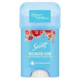 Secret Rosewater Kremowy antyperspirant w sztyfcie dla kobiet 40 ml