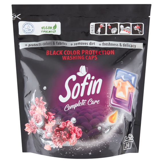 Sofin Complete Care Black Color Protection Laundry Capsules 576 g (24 washes)