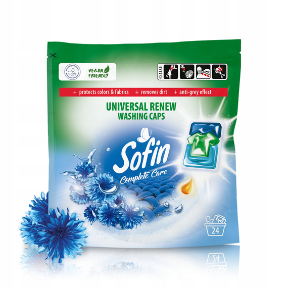 Sofin Complete Care Universal Renew Laundry Capsules 576 g (24 washes)