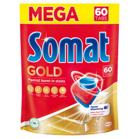 Somat Gold Tabletki do mycia naczyń w zmywarkach 60 sztuk