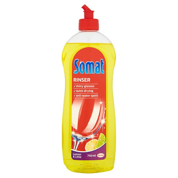 Somat Lemon & Lime Liquid rinse aid for dishwashers 750ml