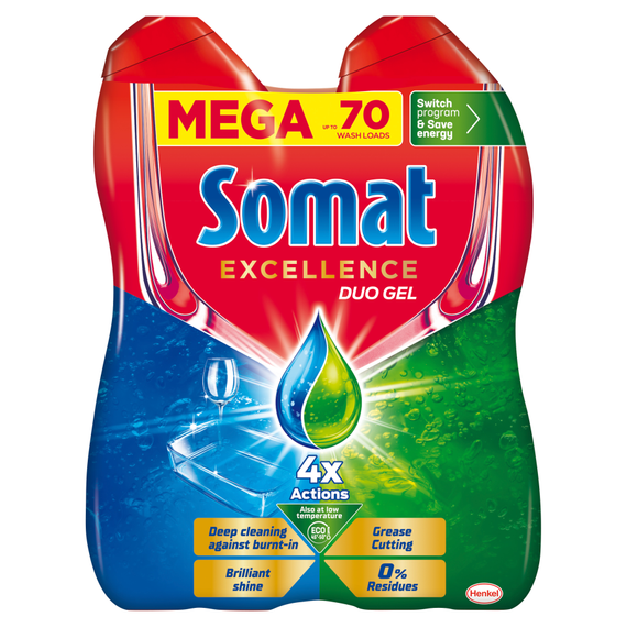 Somat  Żel Do Zmywarki Duopack