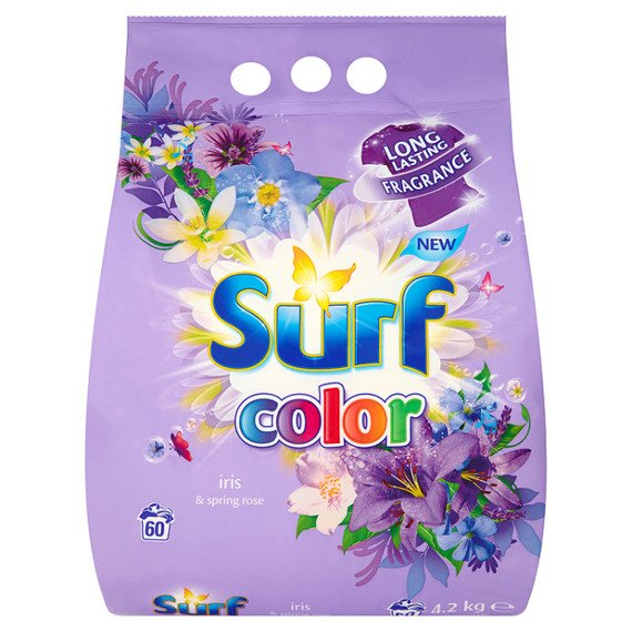 Surf Iris Color & Spring Rose washing powder 4.2 kg (60 washes)