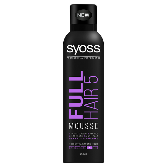 Syoss Full Hair 5 Extra Strong Volumizing Hair Mousse 250 ml