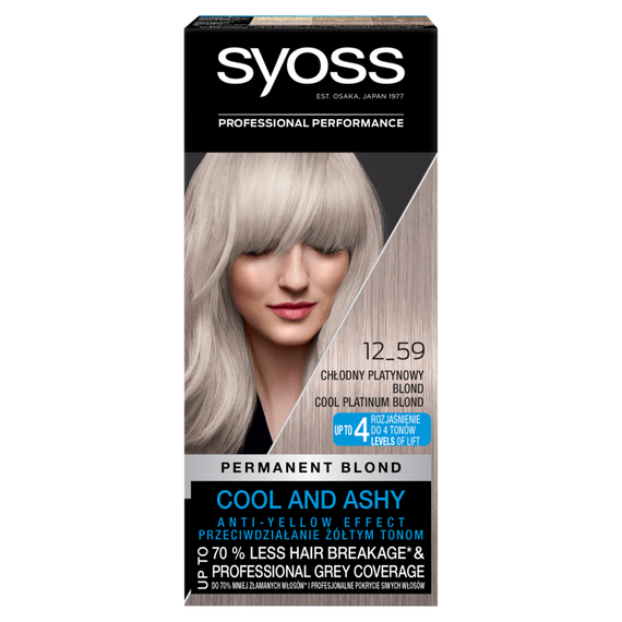 Syoss Hair dye cool platinum blonde 12-59