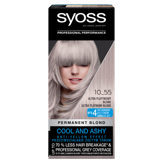 Syoss Hair dye ultra platinum blonde 10-55