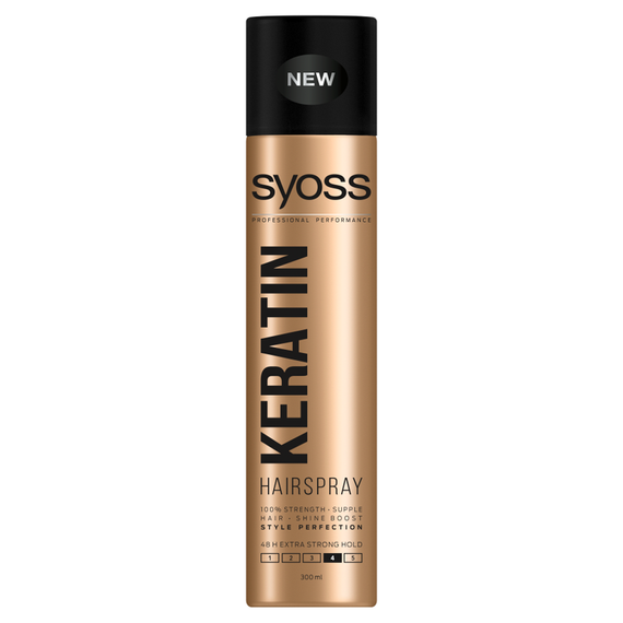 Syoss Keratin Extra Strong Shine Hairspray 300 ml