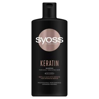 Syoss Keratin Shampoo for weak and brittle hair 440 ml