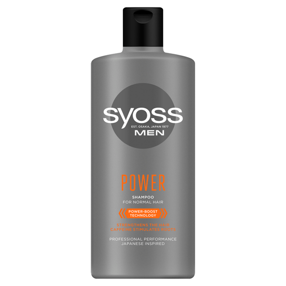 Syoss Men Power Shampoo for Normal Hair 440 ml