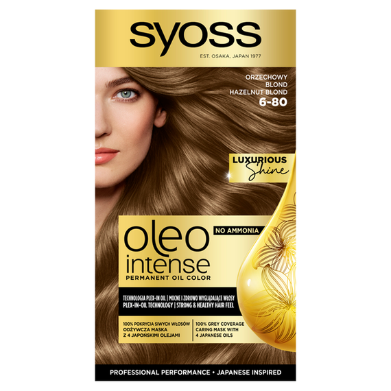 Syoss Oleo Intense Hair Dye 6-80 Nut Blonde