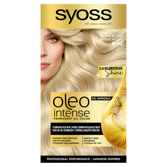 Syoss Oleo Intense Hair Dye 9-10 Light Blonde