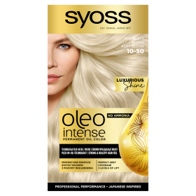 Syoss Oleo Intense farba do włosów trwale koloryzująca, bez amoniaku 10-50 Popielaty Blond \ Ashy Blond
