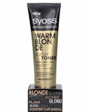 Syoss Toner do włosów ciepły blond 150 ml