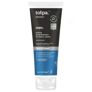 TOŁPA Peeling przed goleniem do twarzy głowy przeciw wrastanio włosów 100ml