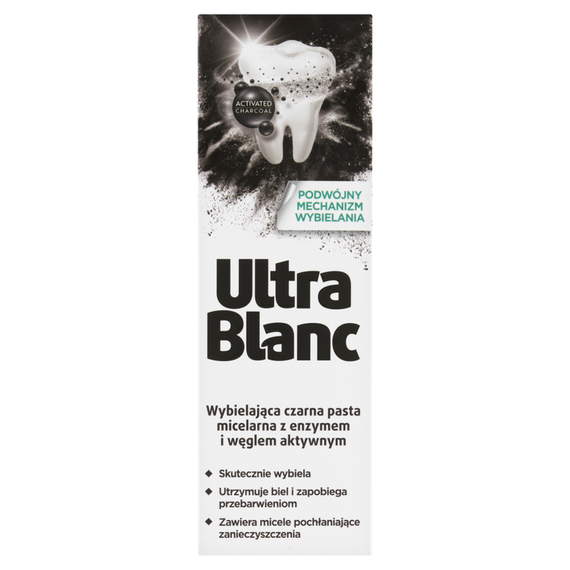 UltraBlanc Whitening black micellar paste with enzyme and activated carbon 75 ml