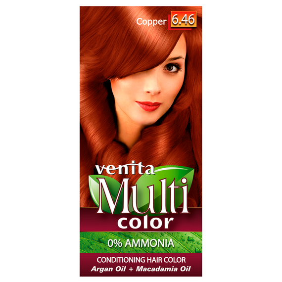 VENITA HAIR DYE AMMONIA-FREE 6.46 COPPER