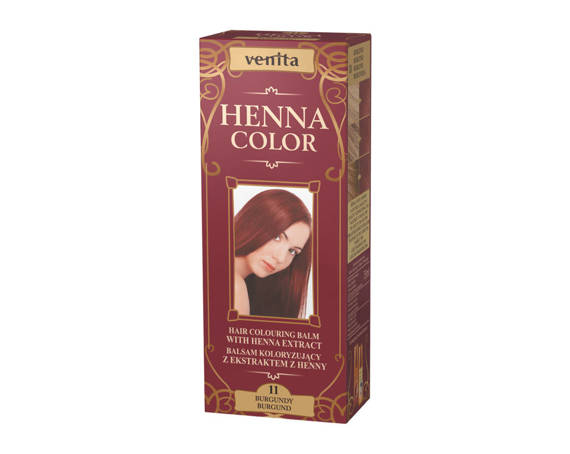 VENITA Henna Color balsam koloryzujący z ekstraktem z henny 11 Burgund \  Burgundy 75ml