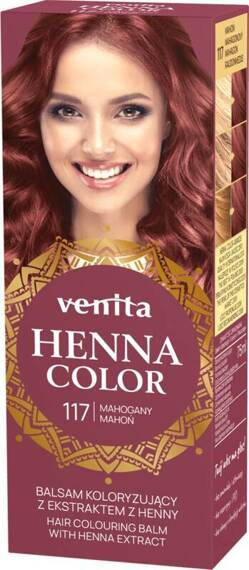 VENITA Henna Color balsam koloryzujący z ekstraktem z henny 117 Mahoń \ Mahogany 75ml