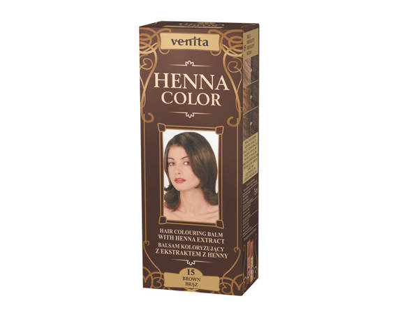 VENITA Henna Color balsam koloryzujący z ekstraktem z henny 15 Brąz \ Brown 75ml