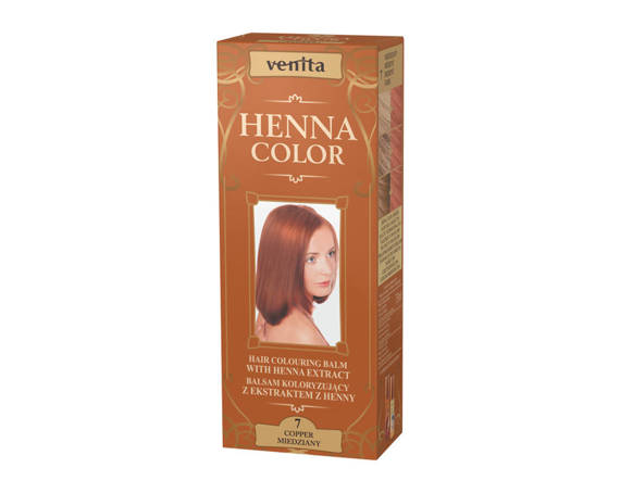 VENITA Henna Color balsam koloryzujący z ekstraktem z henny 7 Miedziany\ Cooper 75ml