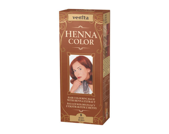 VENITA Henna Color balsam koloryzujący z ekstraktem z henny 8 Rubin\ Ruby 75ml