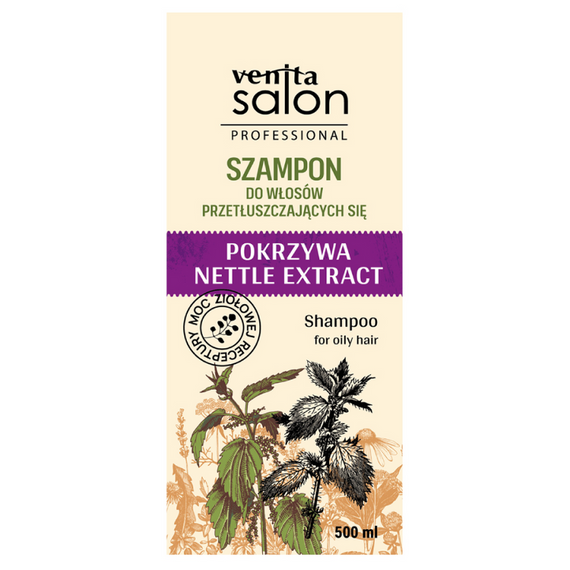 VENITA SALON HAIR SHAMPOO WITH NETTLE 500 ml