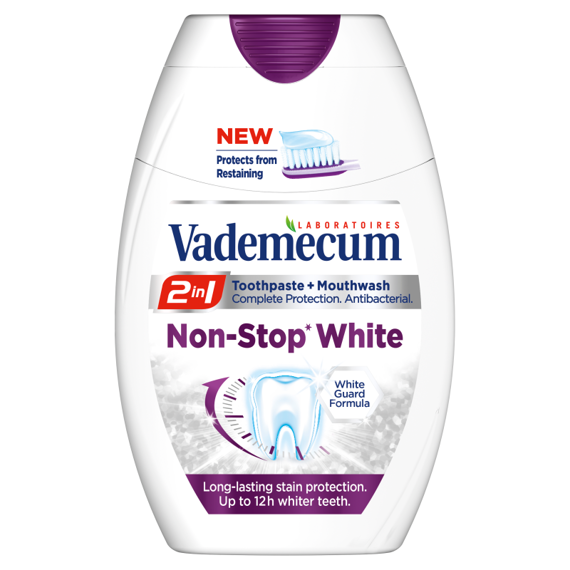 Vademecum 2in1 Non Stop White Toothpaste 75ml