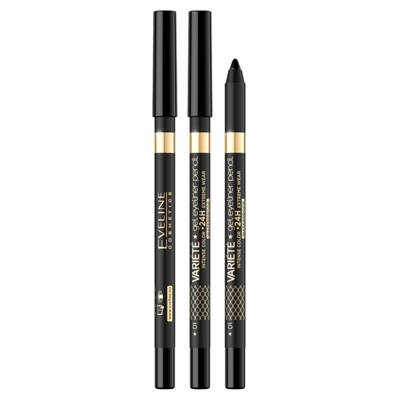 Variete Waterproof Gel Eyeliner, No. 01 Black