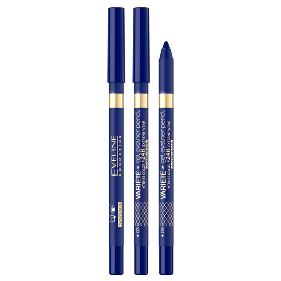 Variete Waterproof Gel Eyeliner, No. 03 Blue