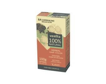 Venita 100% NATURAL Herbal Hair Dye 8.4 COPPER BLONDE