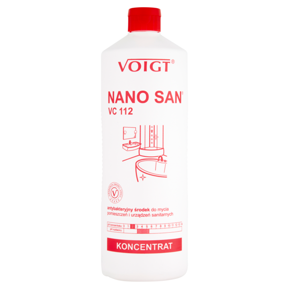 Voigt Nano San VC 112 Antibacterial cleaner for cleaning rooms and sanitary facilities 1 l