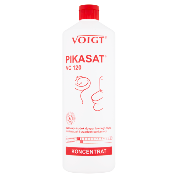 Voigt Pikasat VC 120 Acidic agent for thorough cleaning of sanitation facilities and rooms 1 l
