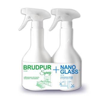 Voigt zestaw Brudpur VC 242 R + Nano Glass VC176 spray do mycia 600 ml