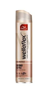 Wella Wellaflex Hydrostyle Extra Strong Hold Hairspray 250ml