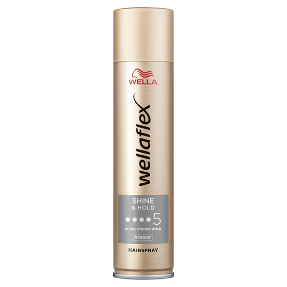 Wella Wellaflex Shine & Hold Ultra Strong Hold Hairspray 250 ml