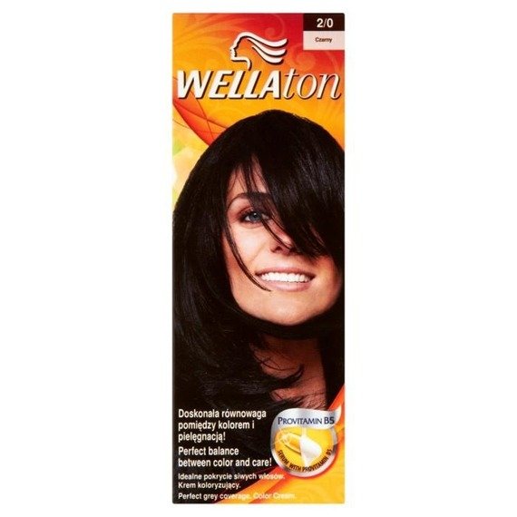 Wella Wellaton cream coloring 2/0 Black