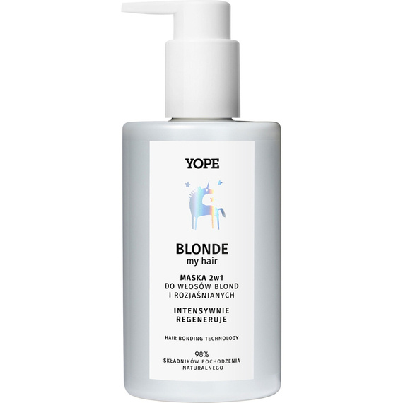 YOPE Maska regenerująca do włosów rozjaśnianych BLONDE 300ml