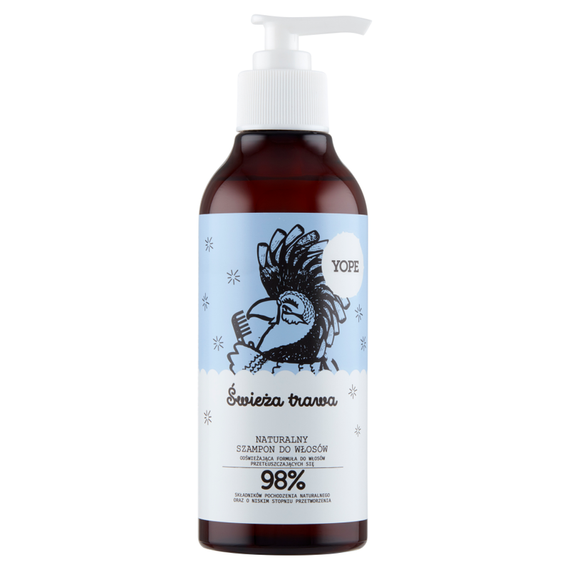 Yope Natural Hair Shampoo Fresh Grass 300 ml