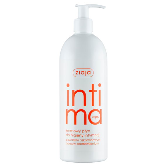 Ziaja Intima Creamy intimate hygiene fluid with ascorbic acid against irritations 500 ml