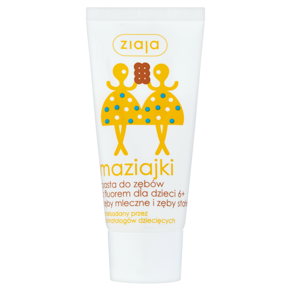 Ziaja Maziajki toothpaste with fluoride for children 6+ milk teeth and permanent teeth 50ml