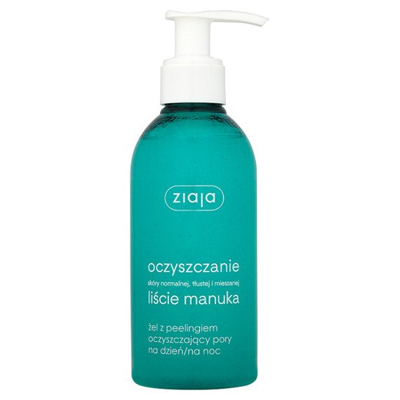 Ziaja Treatment Leaves manuka gel with peeling cleansing pores on the day / night 200ml