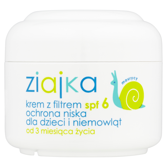 Ziaja Ziajka cream filter for children and babies from 3 months old SPF 6 50ml