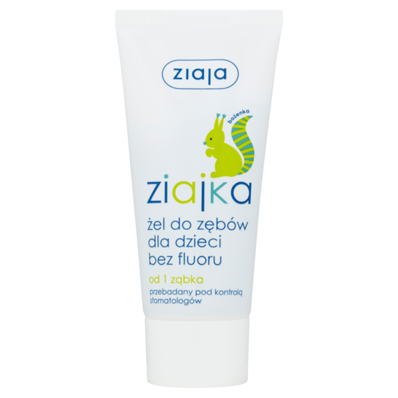 Ziaja Ziajka gel toothpaste without fluoride for children from 1 tooth 50ml