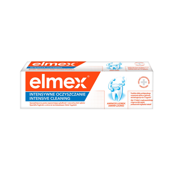 elmex Intensive Cleaning toothpaste for smooth and naturally white teeth 50 ml