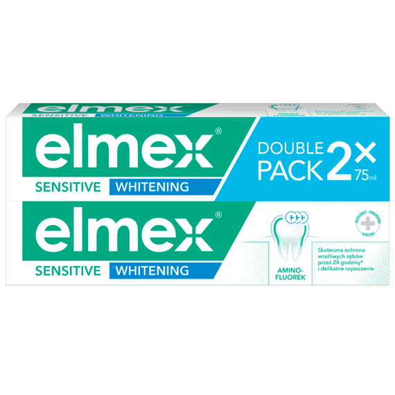 elmex Sensitive Whitening Toothpaste 2 x 75 ml