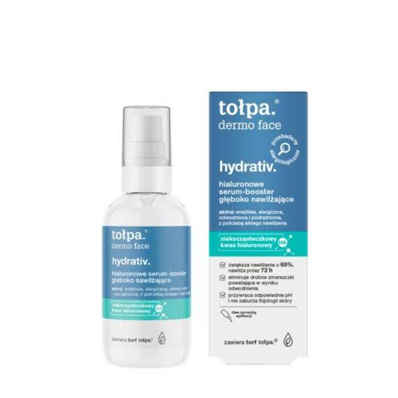 tołpa dermo face hydrativ. hialuronowe serum-booster głęboko nawilżające, 75 ml