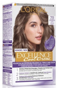 7.11 Ultra Ash Blonde L'Oreal Paris Excellence Cool Creme Haarfarbe