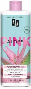 AA Aloes Pink Płyn Micelarny 3w1 400ml